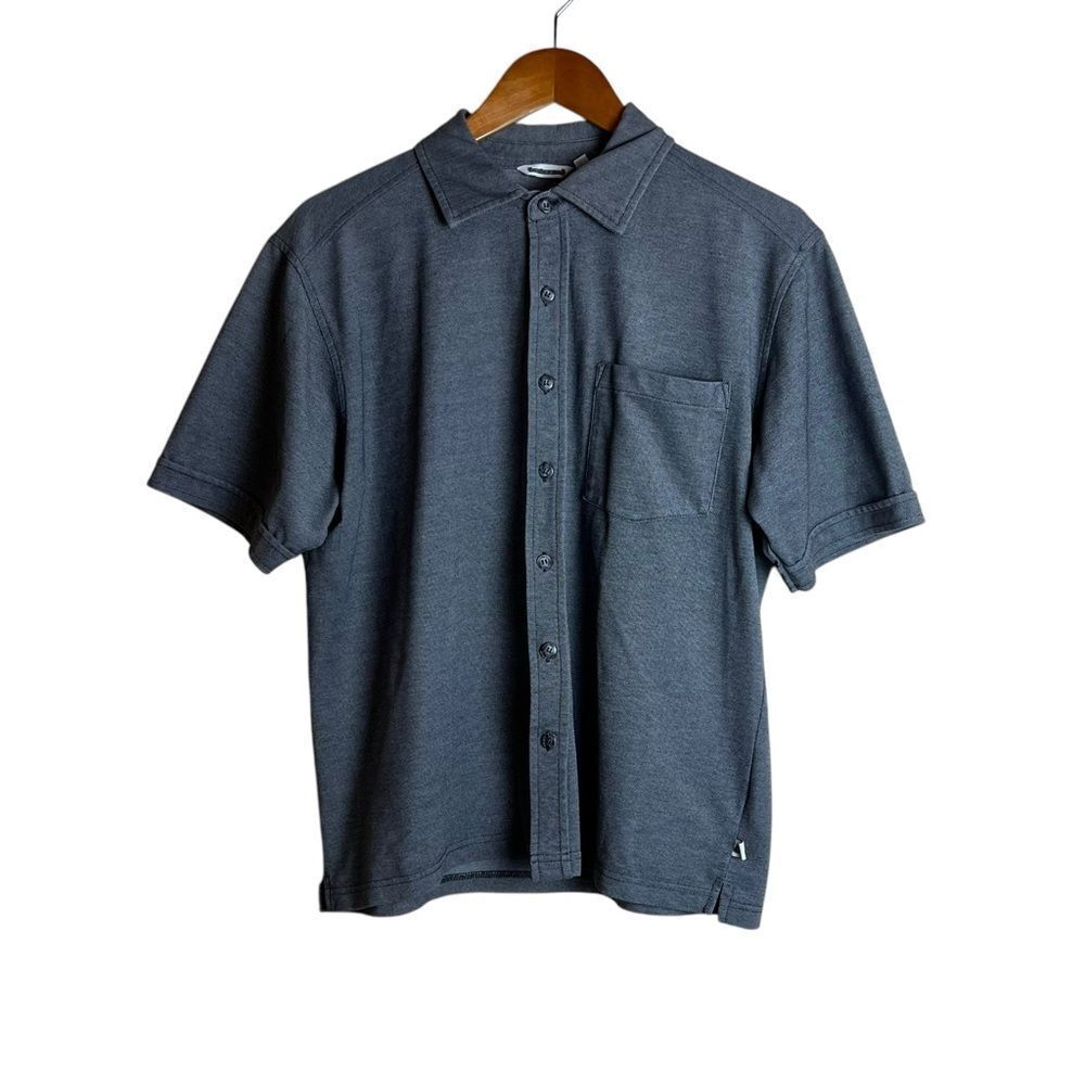 Hotsand grey casual button down shirt